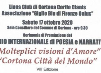 Premio di poesia e narrativa, cerimonia a Cortona