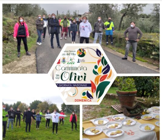 Castiglion Fiorentino non ha rinunciato alla “Camminata tra gli Olivi”. Nonostante la pandemia molte persone hanno partecipato all’iniziativa.