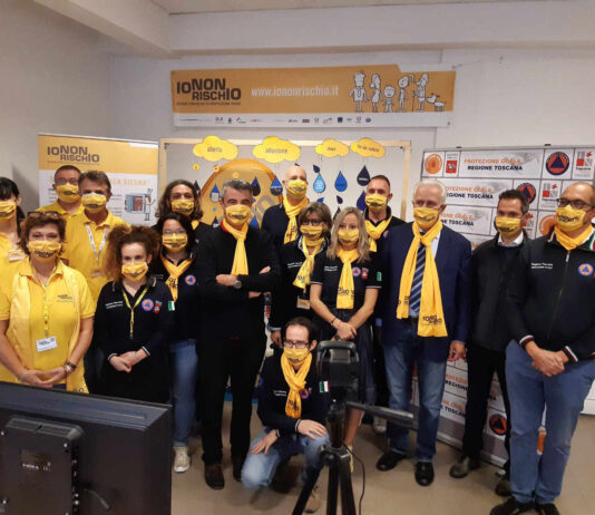 #Iononrischio2020: Giani visita la Protezione civile regionale. Videocall con Borrelli