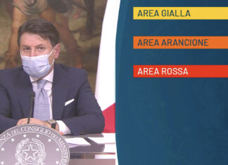 Nuovo Dpcm, Conte: “Italia divisa in 3 aree”