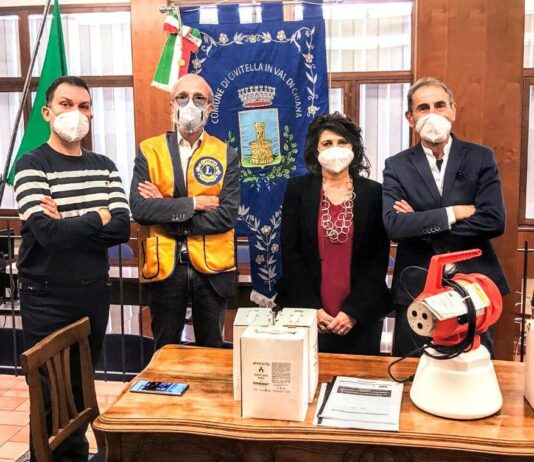 Nuova donazione del Lions Club Lucignano Val d’Esse al Comune di Civitella