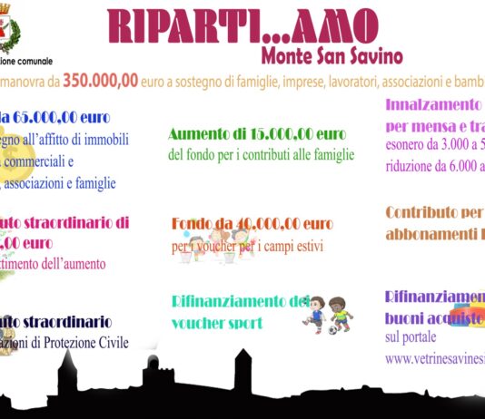 Monte San Savino, importante manovra per la ripartenza