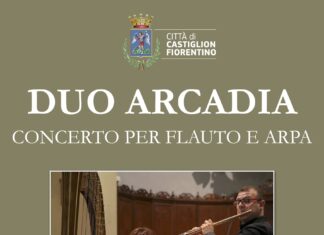 Castiglion Fiorentino, sabato il concerto del “Duo Arcadia”