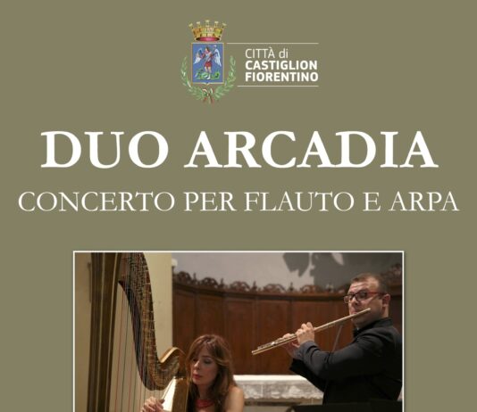 Castiglion Fiorentino, sabato il concerto del “Duo Arcadia”