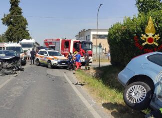 Scontro frontale in Valdichiana, sei le persone ferite