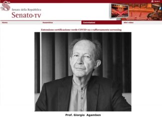 Giorgio Agamben: “Una mostruosità giuridica chiamata Green Pass”