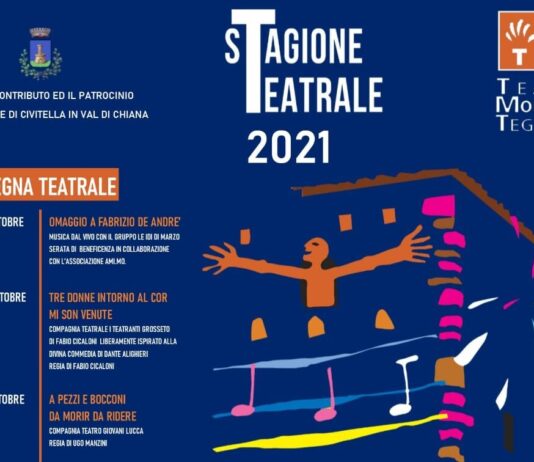 Stagione teatrale 2021 al Teatro Moderno di Tegoleto: invitate le migliori compagnie vincitrici delle varie edizioni del Concorso Nazionale di Teatro Amatoriale