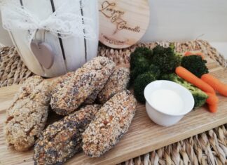 Crocchette sfiziose di pane, prosciutto cotto e patate con panatura croccantissima ai semi misti