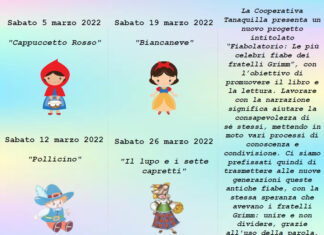 Coop. Tanaquilla inaugura a marzo “il Fiabolatorio”