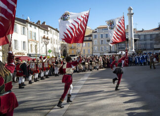 2 giugno: gli Sbandieratori di Castiglion Fiorentino ospiti dell’Ambasciata d’Italia in Macedonia del Nord
