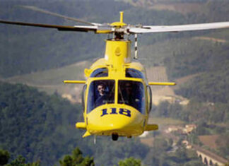 Scontro auto-moto, 24enne trasferito a Siena in codice Giallo