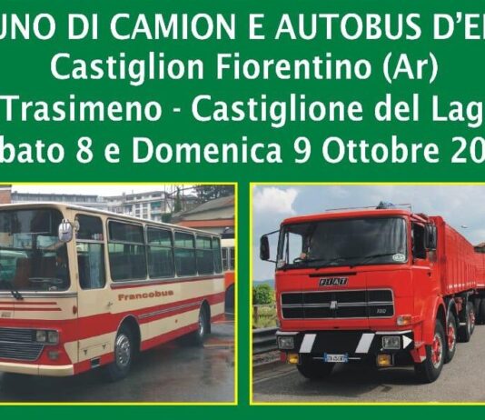 Castiglion Fiorentino: nel weekend il Raduno di Camion e Autobus d’Epoca
