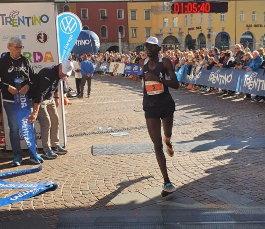 Simon Kibet Loitanyang giunge 2° alla Mezzamaratona del Garda in Trentino