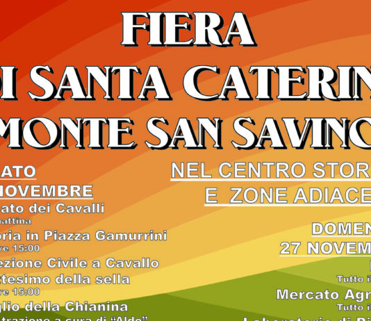 Presentata ieri a Monte San Savino la Fiera di Santa Caterina