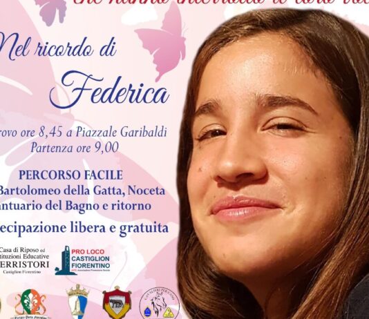 Una “Camminata delle Farfalle” per ricordare Federica Canneti
