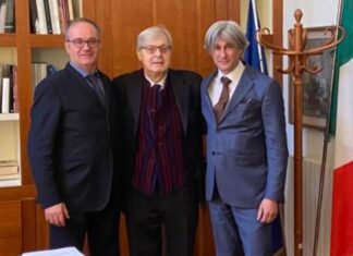 Cortona, incontro con il sottosegretario alla Cultura Vittorio Sgarbi