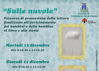 “Sulle nuvole”: percorso di promozione della lettura alla Biblioteca comunale di Civitella finalizzato all’avvicinamento dei bambini e delle bambine al libro e alle storie