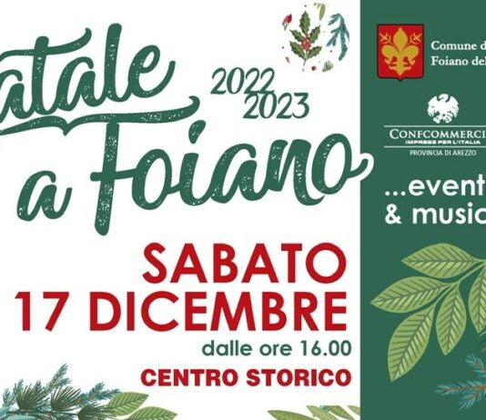 “Natale con gusto”: un sabato ricco di attrazioni e musica a Foiano della Chiana