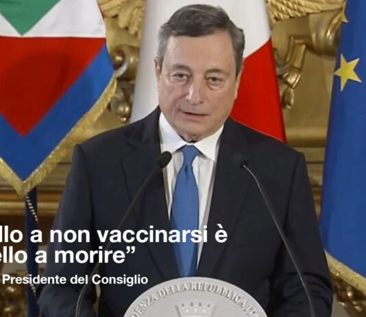 Mario Draghi: “greenpass e obbligo vaccinale erano limitazioni delle libertà individuali”
