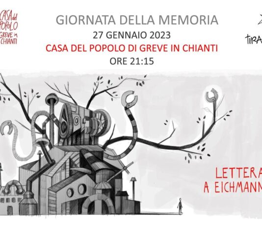 Giornata della Memoria: “Lettera a Eichmann” in scena alla Casa del Popolo di Greve in Chianti
