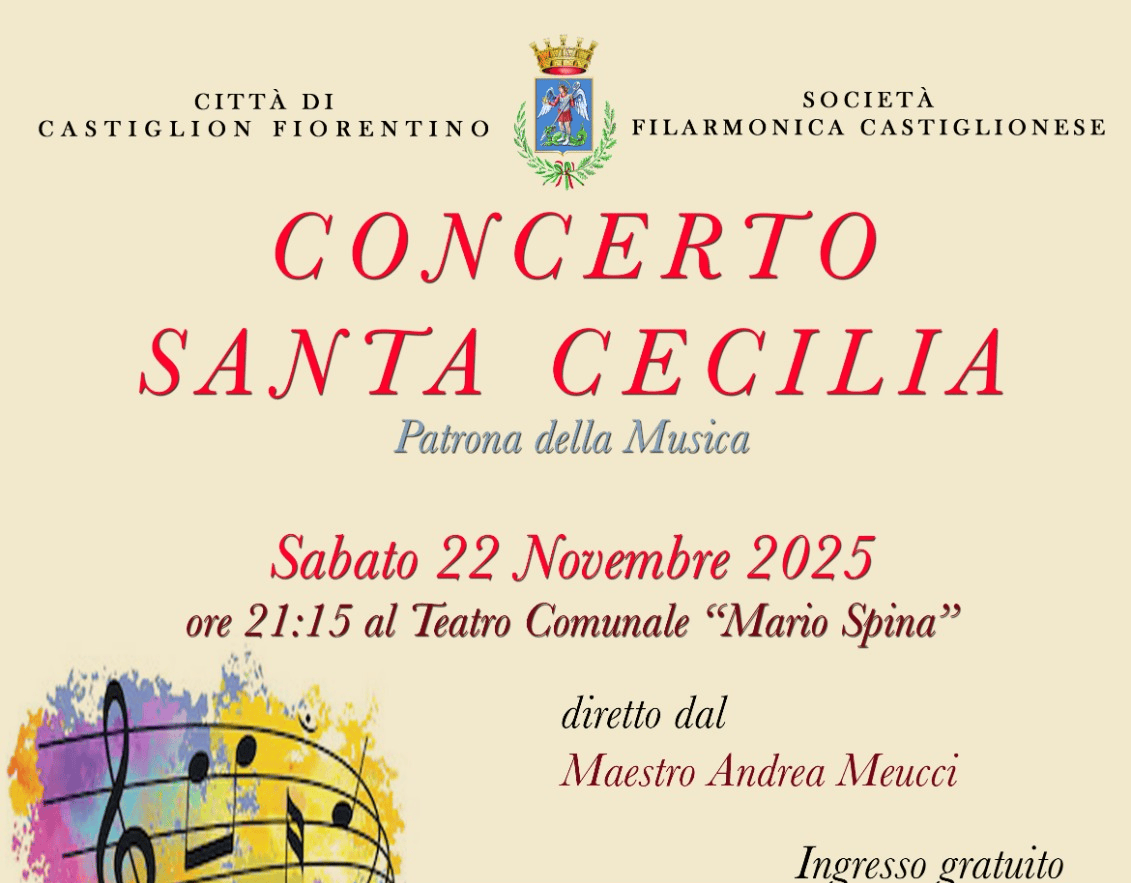 La Filarmonica Castiglionese festeggia la Patrona della Musica