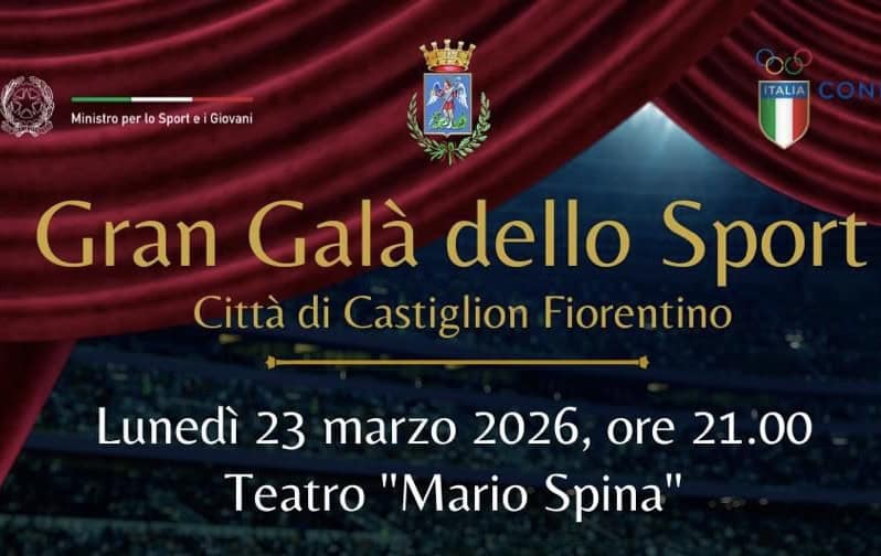 Torna il “Gran Galà dello Sport Città di Castiglion Fiorentino”
