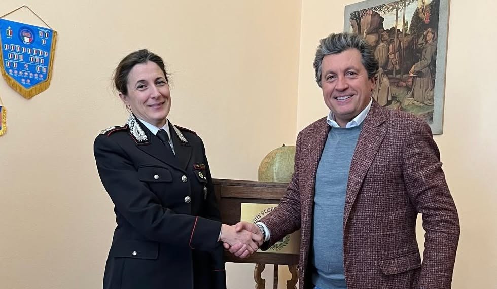Il Comandante dei Carabinieri Forestali Renzini incontra Agnelli