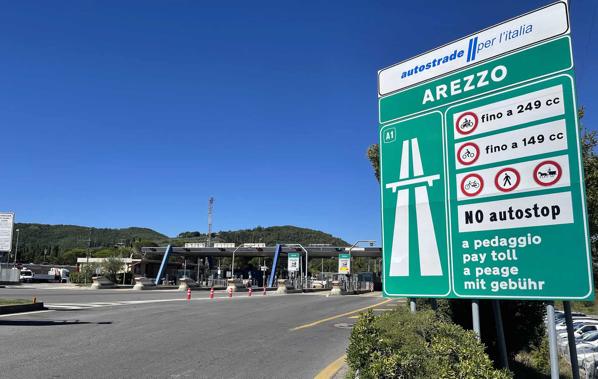 A1: chiusure notturne in uscita ad Arezzo