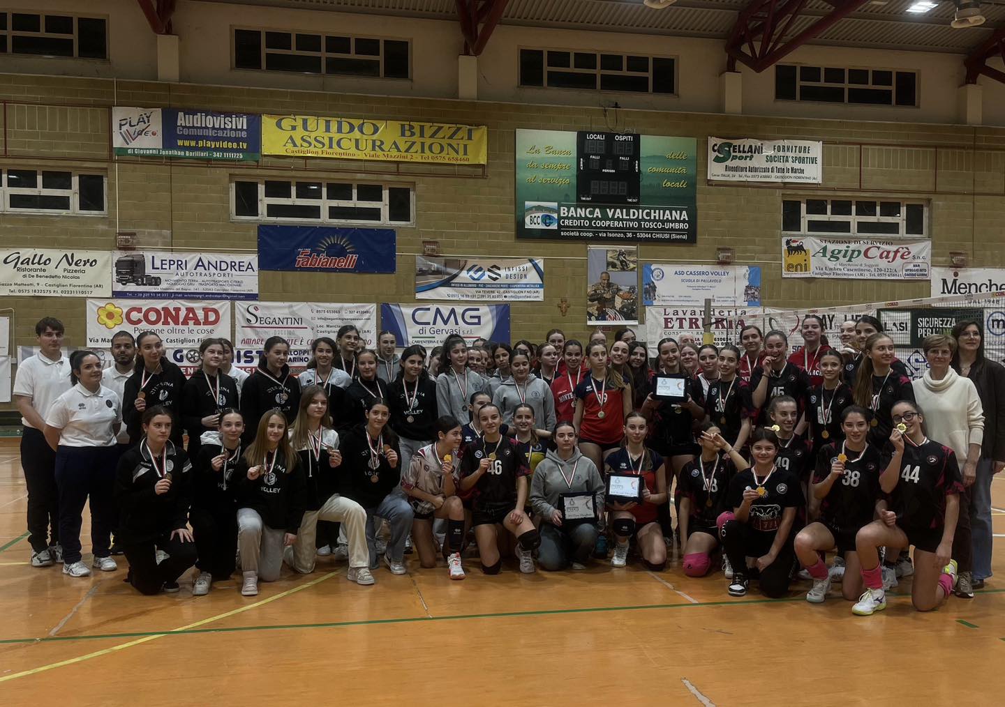 Volley, a Castiglion Fiorentino il Memorial Chiara Polidori