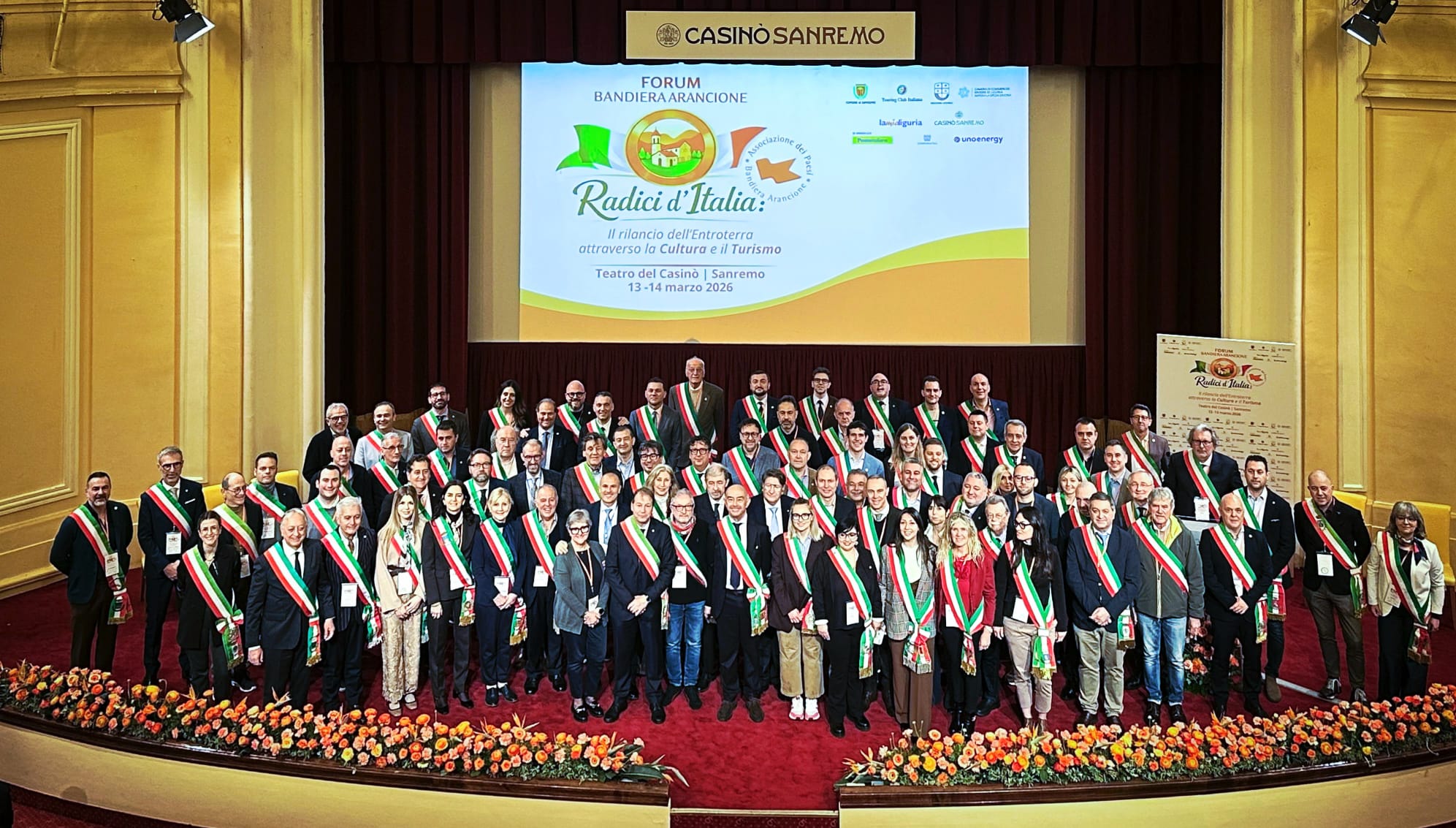 Castiglion Fiorentino protagonista a Sanremo per le Bandiere Arancioni