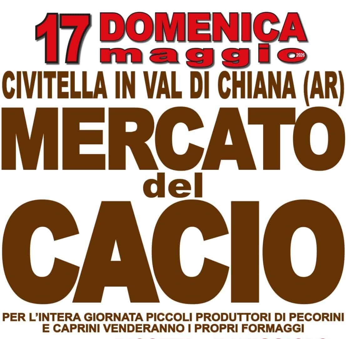 Mercato del Cacio: XXIII edizione nel borgo di Civitella il 17 maggio