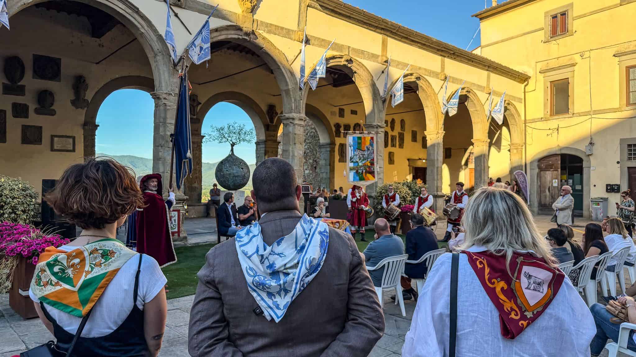 Presentato il Drappo del Palio di Castiglion Fiorentino