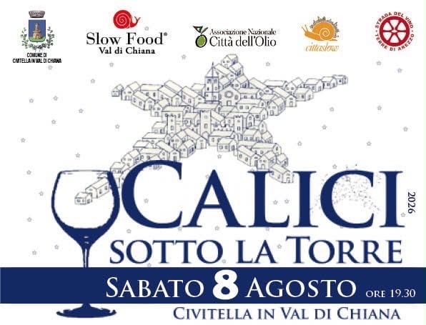 Torna sabato 8 agosto Calici sotto la Torre nel borgo di Civitella