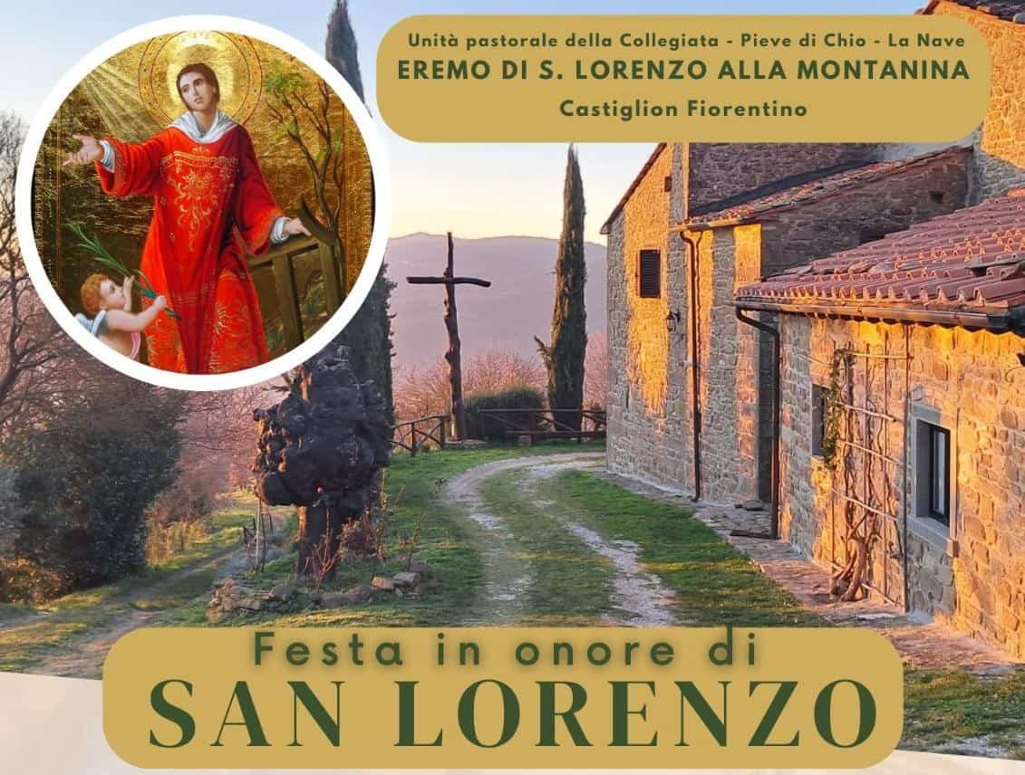 Le celebrazioni di san Lorenzo all’Eremo della Montanina